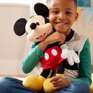 Disney Mickey Mouse Plush - Black, Red, Yellow